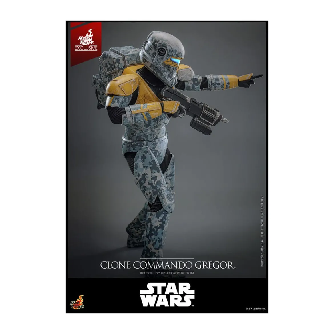 Hot Toys Star Wars - Clone Commando Gregor - The Clone Wars 1/6 Hot Toys Exclusive