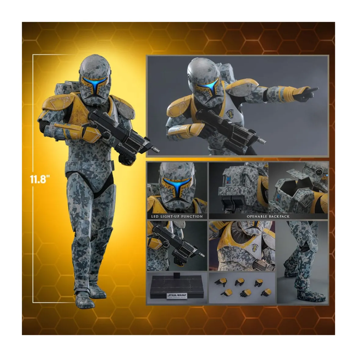 Hot Toys Star Wars - Clone Commando Gregor - The Clone Wars 1/6 Hot Toys Exclusive