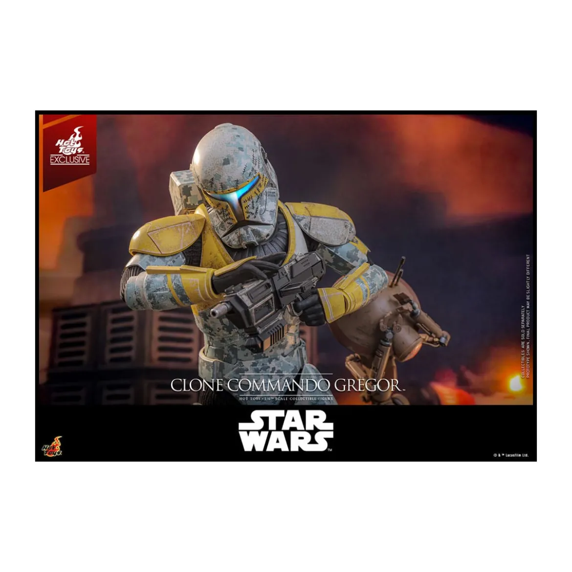 Hot Toys Star Wars - Clone Commando Gregor - The Clone Wars 1/6 Hot Toys Exclusive