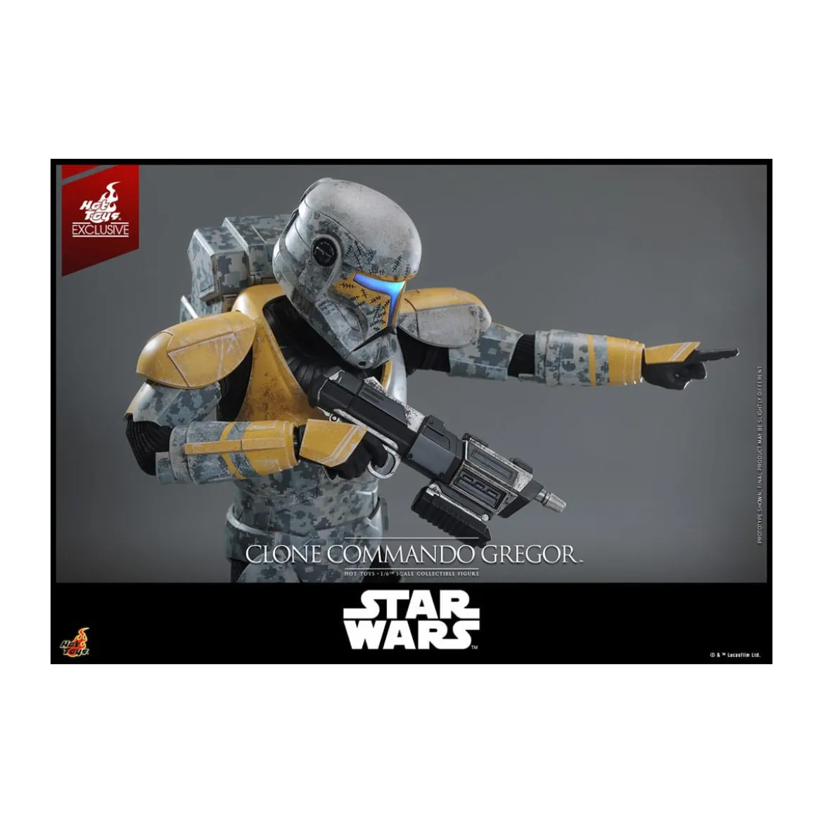 Hot Toys Star Wars - Clone Commando Gregor - The Clone Wars 1/6 Hot Toys Exclusive