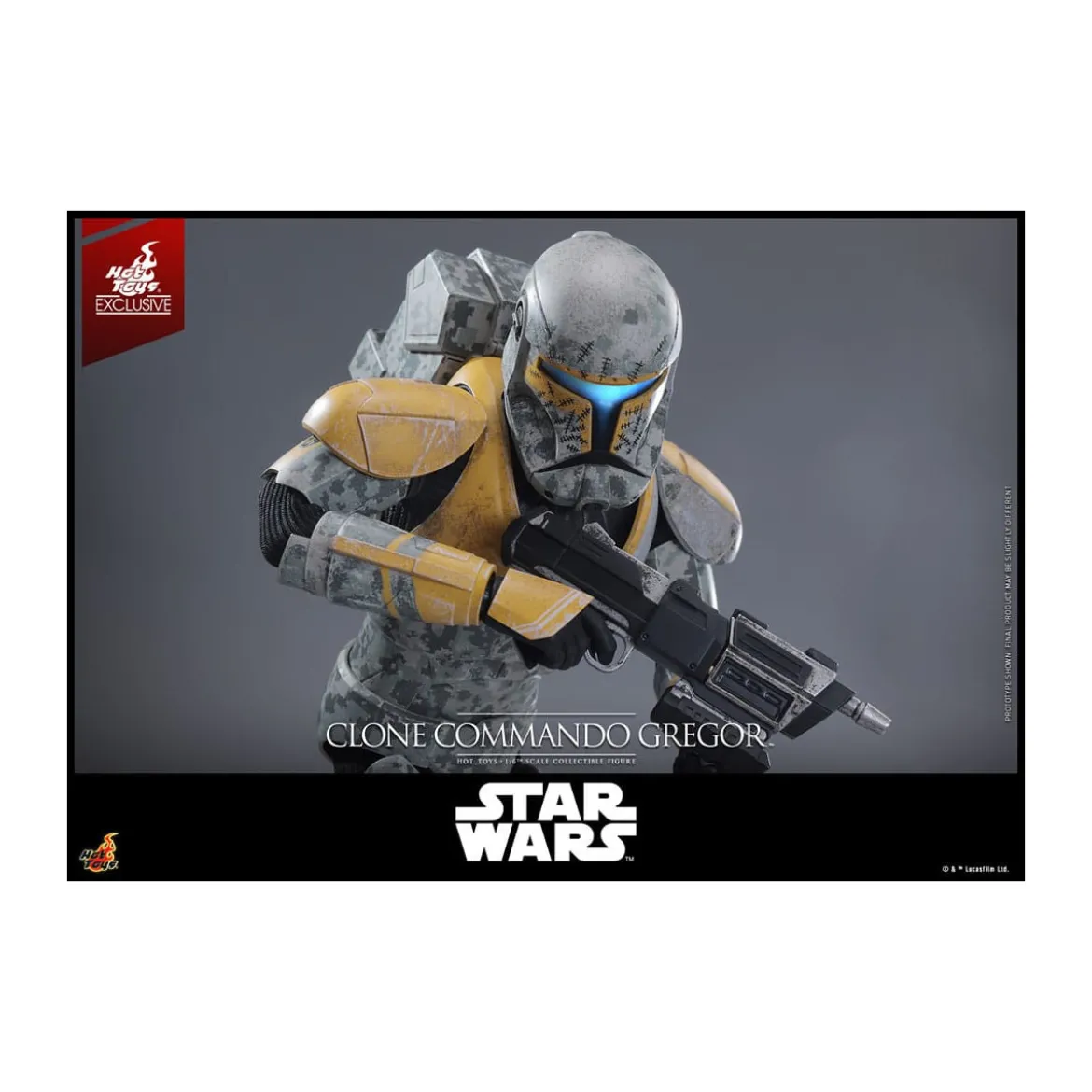 Hot Toys Star Wars - Clone Commando Gregor - The Clone Wars 1/6 Hot Toys Exclusive