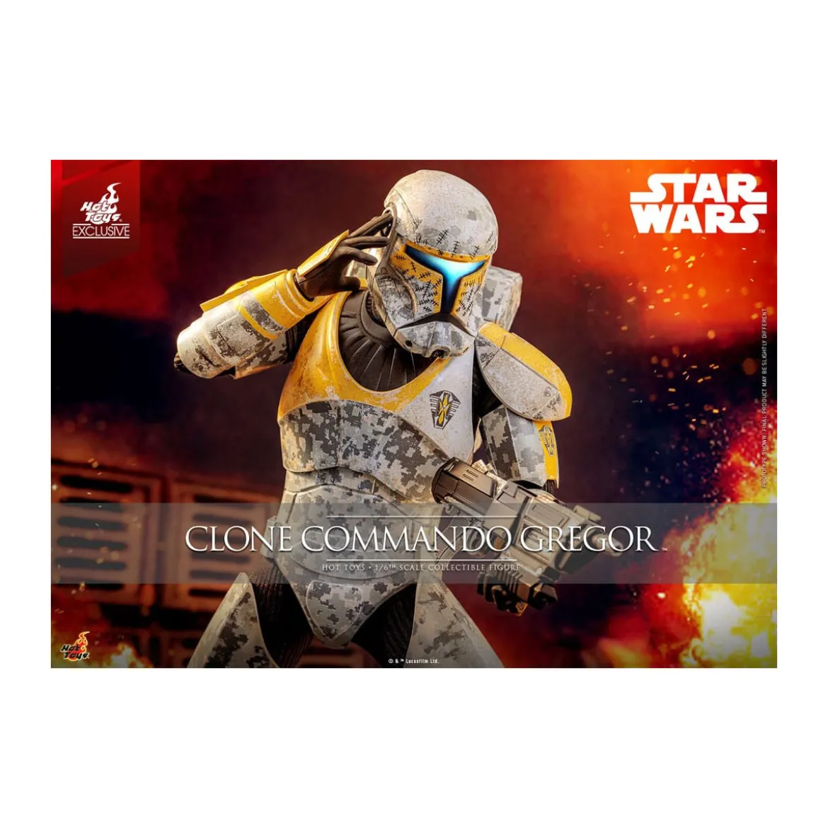 Hot Toys Star Wars - Clone Commando Gregor - The Clone Wars 1/6 Hot Toys Exclusive
