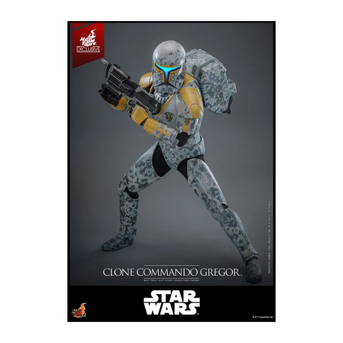 Hot Toys Star Wars - Clone Commando Gregor - The Clone Wars 1/6 Hot Toys Exclusive