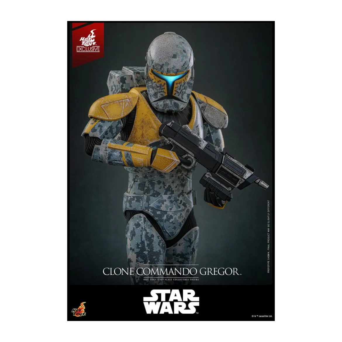 Hot Toys Star Wars - Clone Commando Gregor - The Clone Wars 1/6 Hot Toys Exclusive