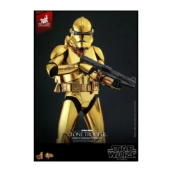 Hot toys Star Wars - Clone Trooper Gold Chrome Version 1/6 Toy Fair Exclusive