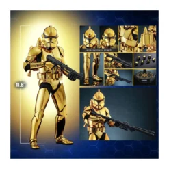 Hot toys Star Wars - Clone Trooper Gold Chrome Version 1/6 Toy Fair Exclusive