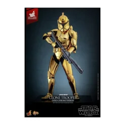 Hot toys Star Wars - Clone Trooper Gold Chrome Version 1/6 Toy Fair Exclusive