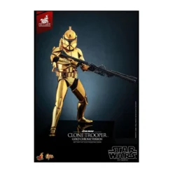 Hot toys Star Wars - Clone Trooper Gold Chrome Version 1/6 Toy Fair Exclusive