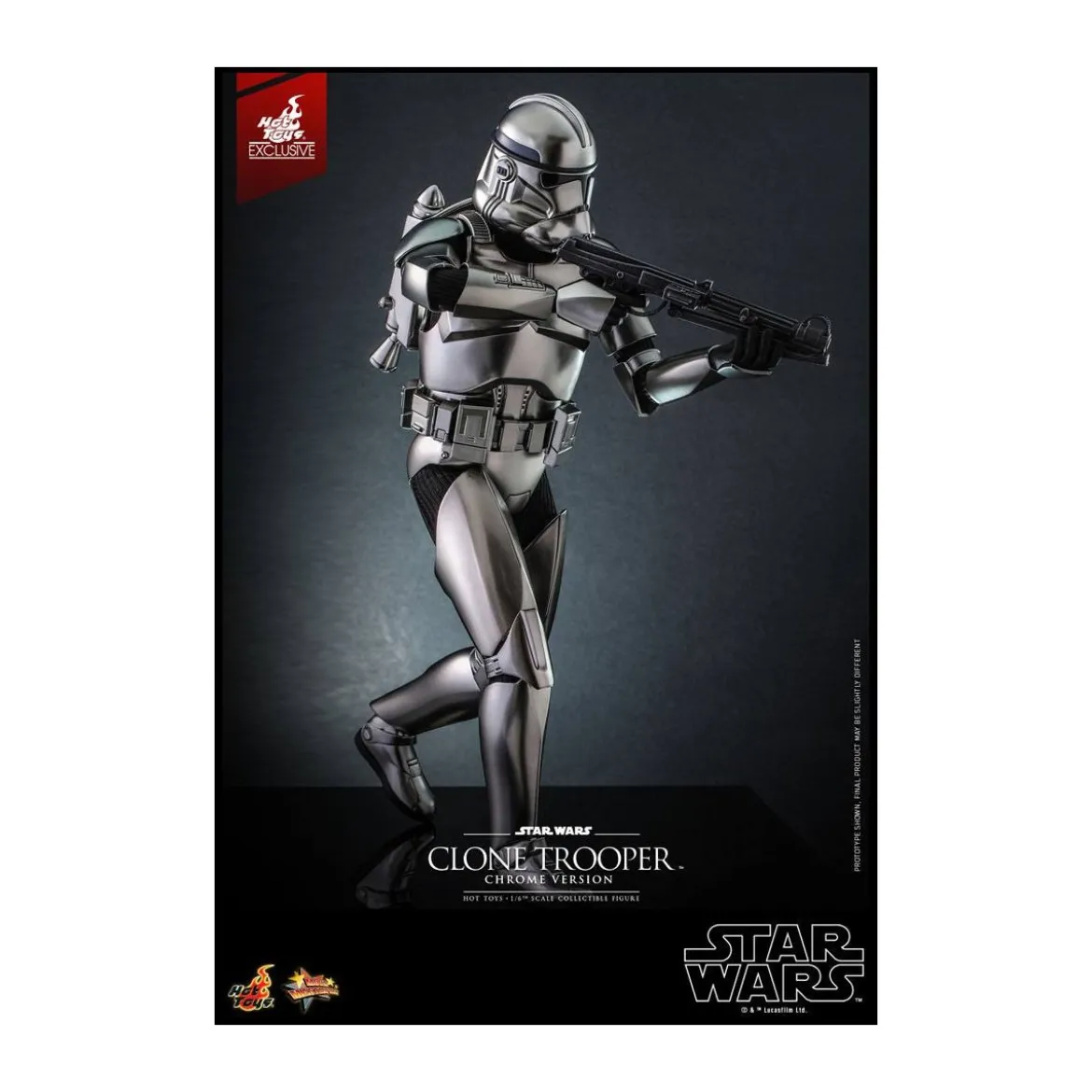 Hot toys Star Wars - Clone Trooper Chrome Version 1/6 2022 Convention Exclusive