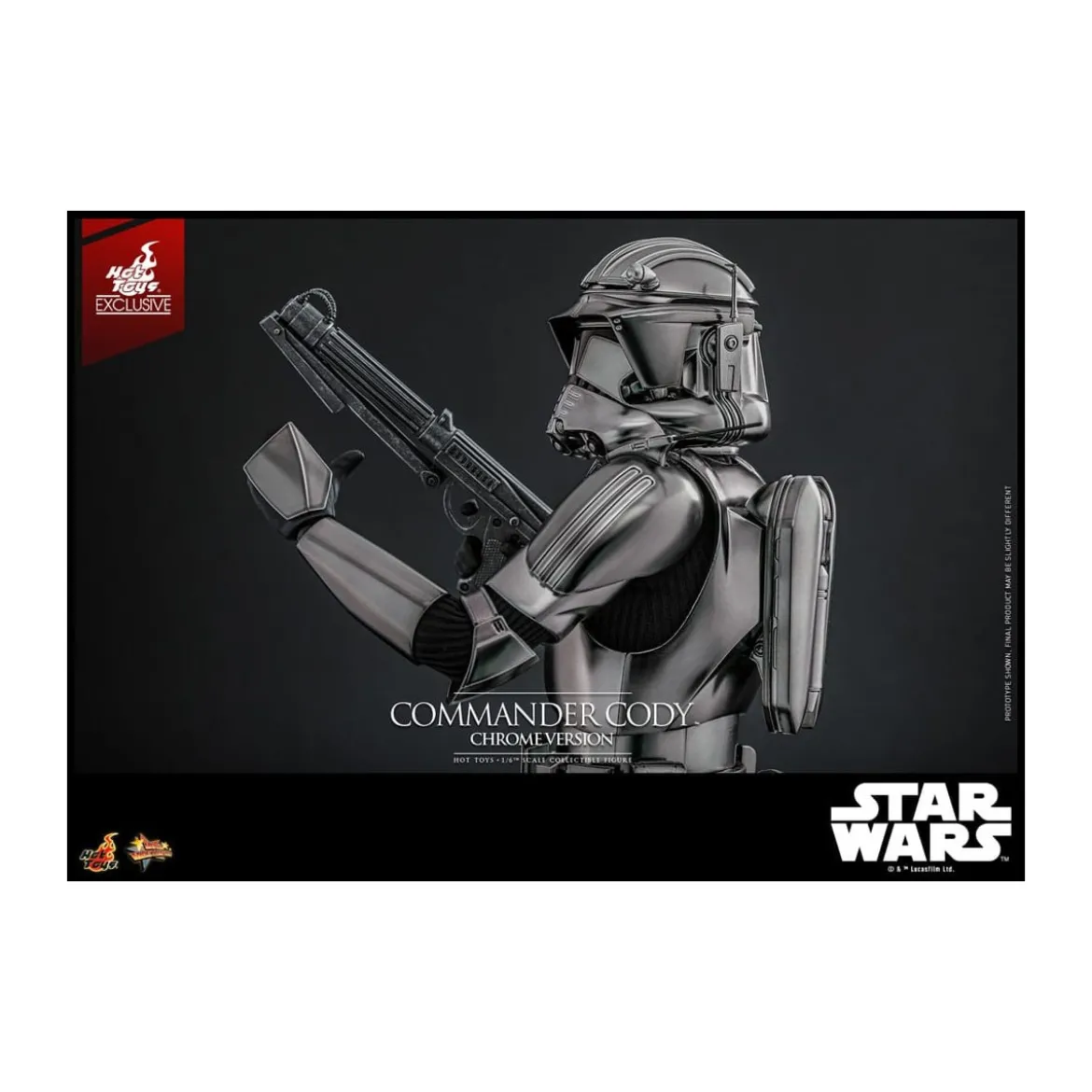Hot Toys Star Wars - Commander Cody Chrome Version Exclusive MMS 1/6
