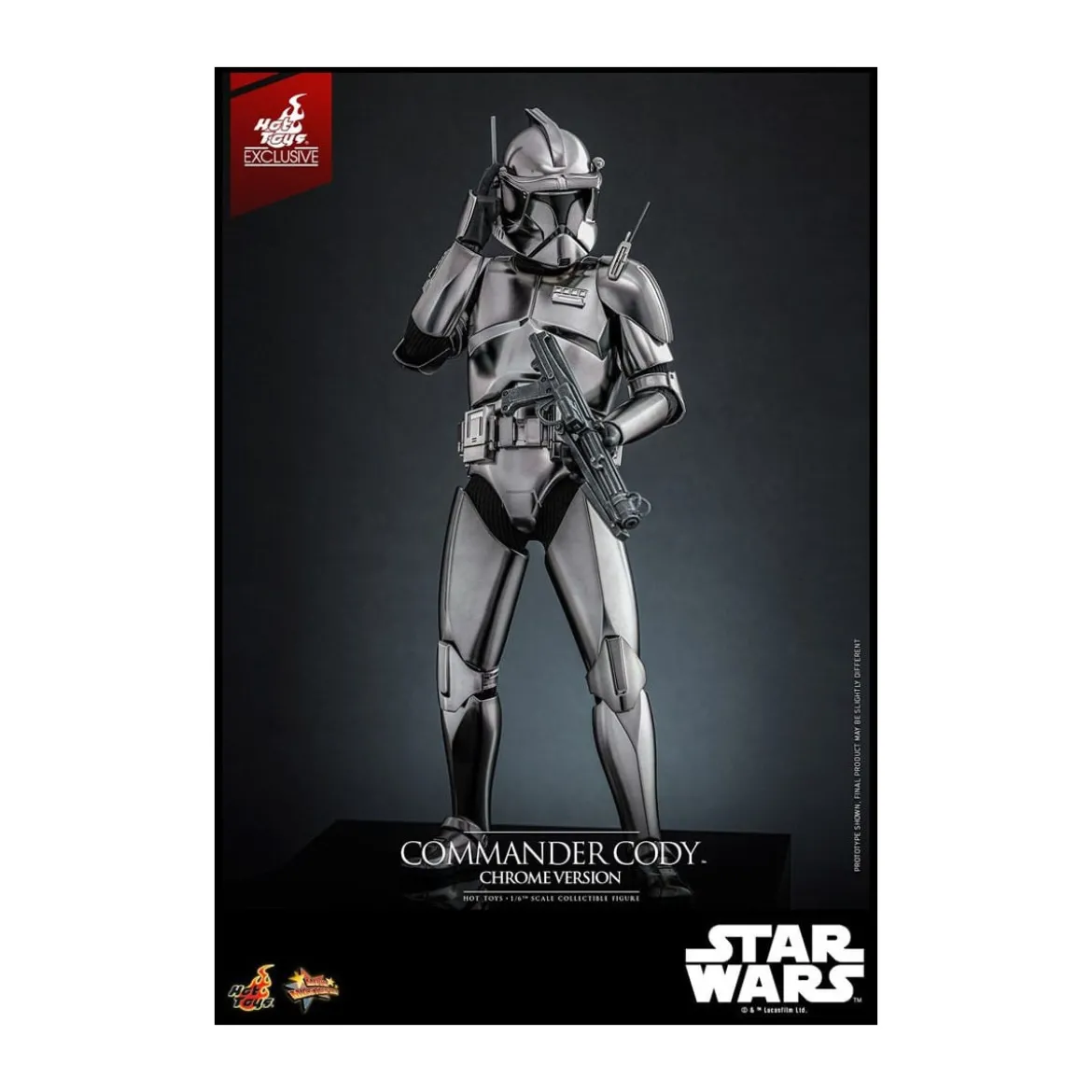 Hot Toys Star Wars - Commander Cody Chrome Version Exclusive MMS 1/6