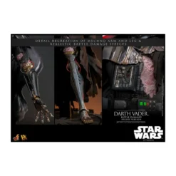 Hot toys Star Wars: Darth Vader Battle Damaged Deluxe Version MMS 1/6
