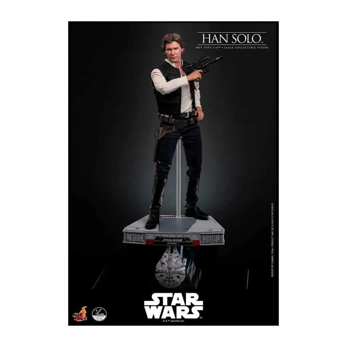 Hot Toys Star Wars Episode IV - Han Solo Movie Quarter Scale Collectible Figure