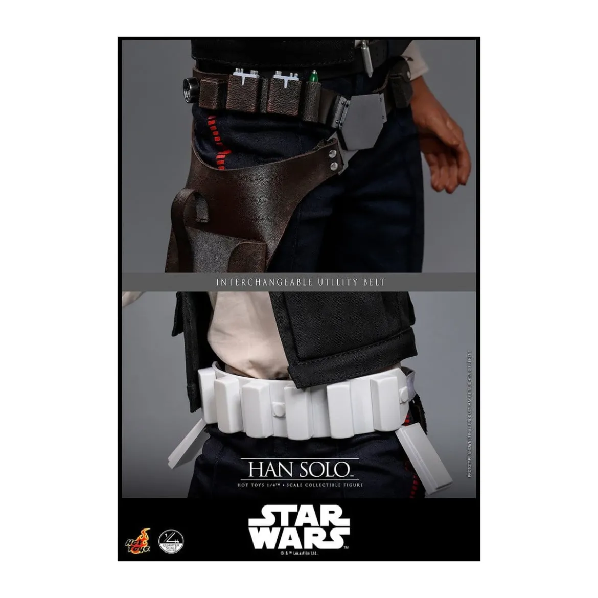 Hot Toys Star Wars Episode IV - Han Solo Movie Quarter Scale Collectible Figure