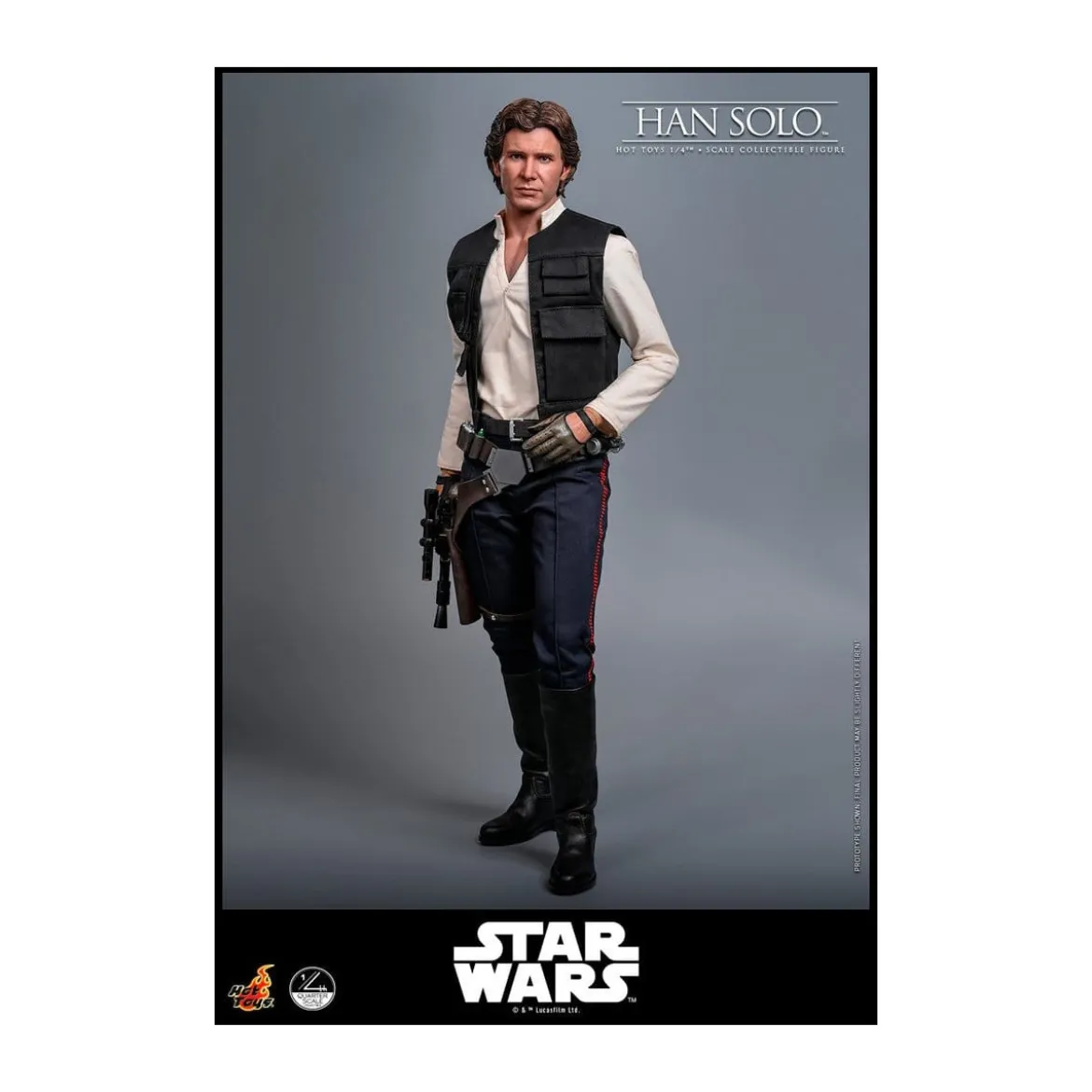 Hot Toys Star Wars Episode IV - Han Solo Movie Quarter Scale Collectible Figure