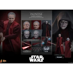 Hot Toys Star Wars figurine La Revanche des Sith figurine 1/6 Palpatine Darth Sidious