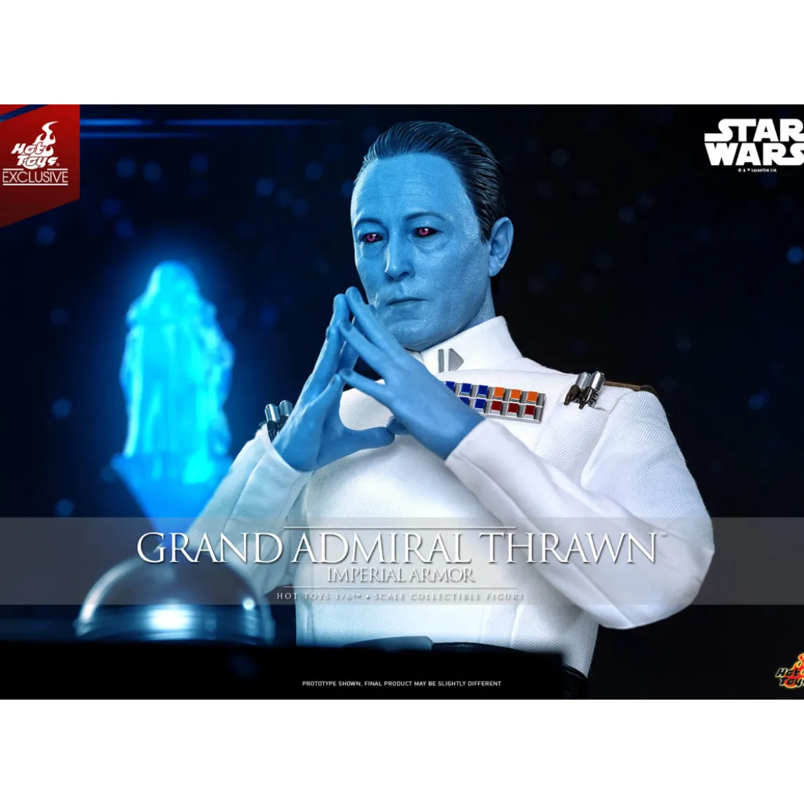 Hot Toys Star Wars - Grand Admiral Thrawn (Imperial Armor) 1/6 - Rebels - Hot Toys Exclusive - TMS169