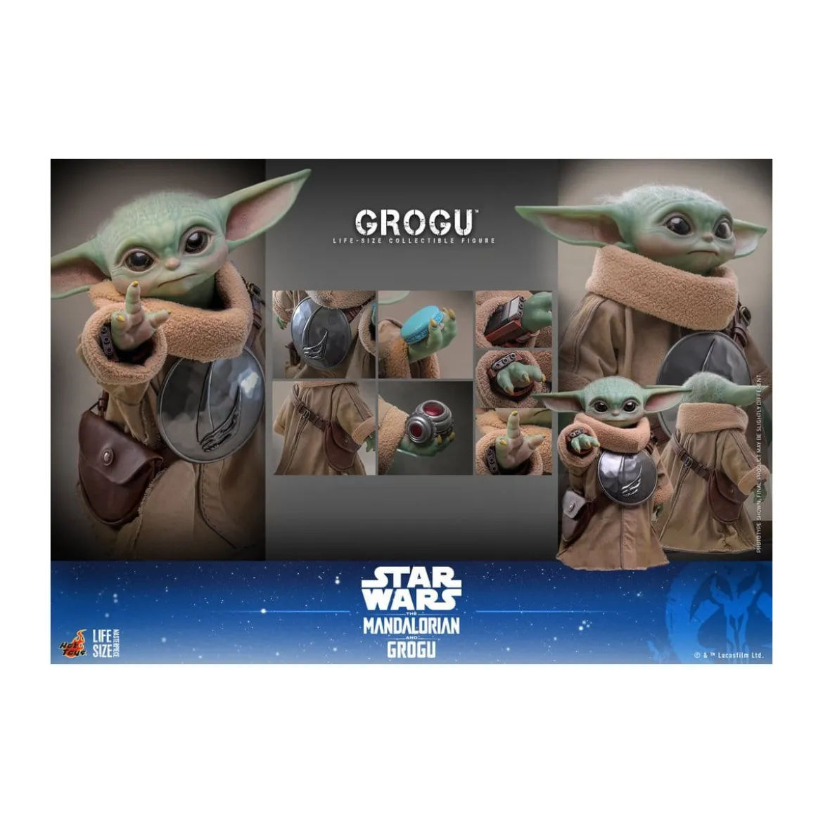 Hot toys Star Wars - Grogu 1/1 - Star Wars: The Mandalorian & Grogu