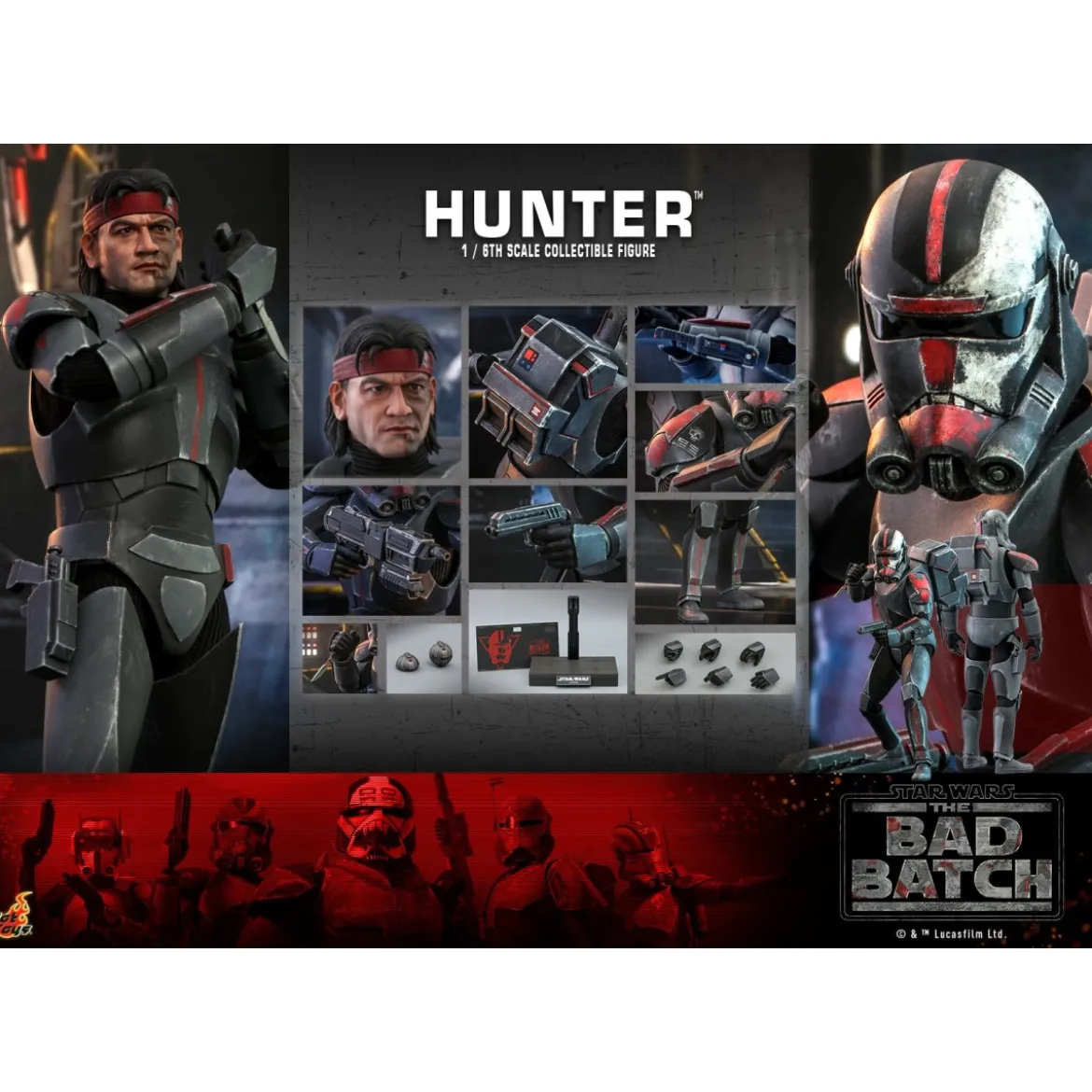 Hot Toys Star Wars - Hunter - The Bad Batch 1/6