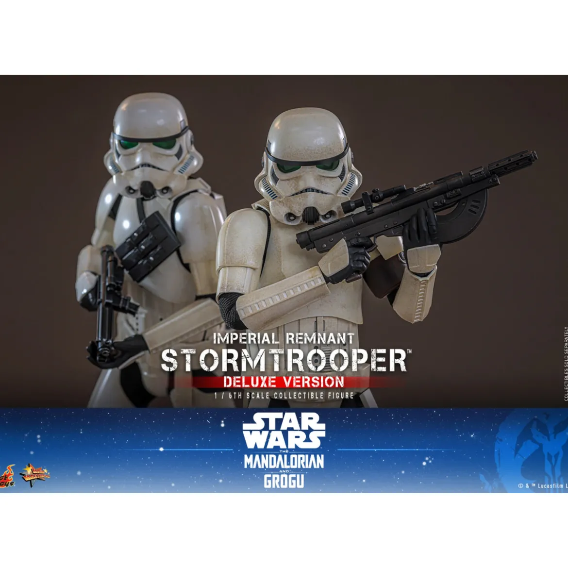 Hot Toys Star Wars - Imperial Remnant Stormtrooper Deluxe Version 1/6 MMS837 - Star Wars: The Mandalorian & Grogu