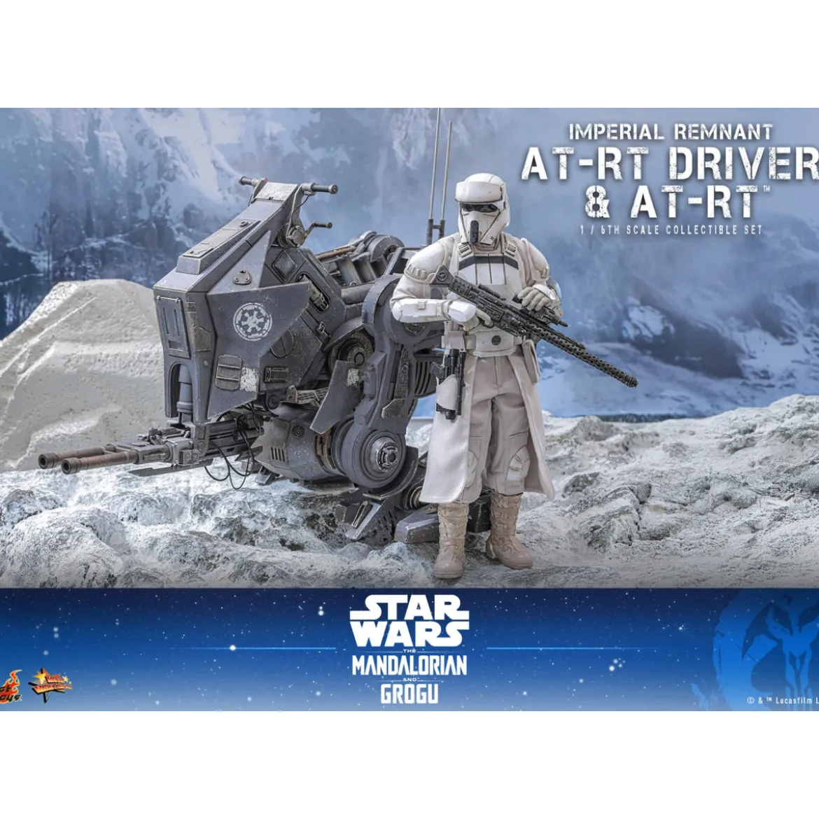 Hot Toys Star Wars - Imperial Remnant AT-RT Driver & AT-RT 60 MMS 1/6 - Star Wars: The Mandalorian & Grogu