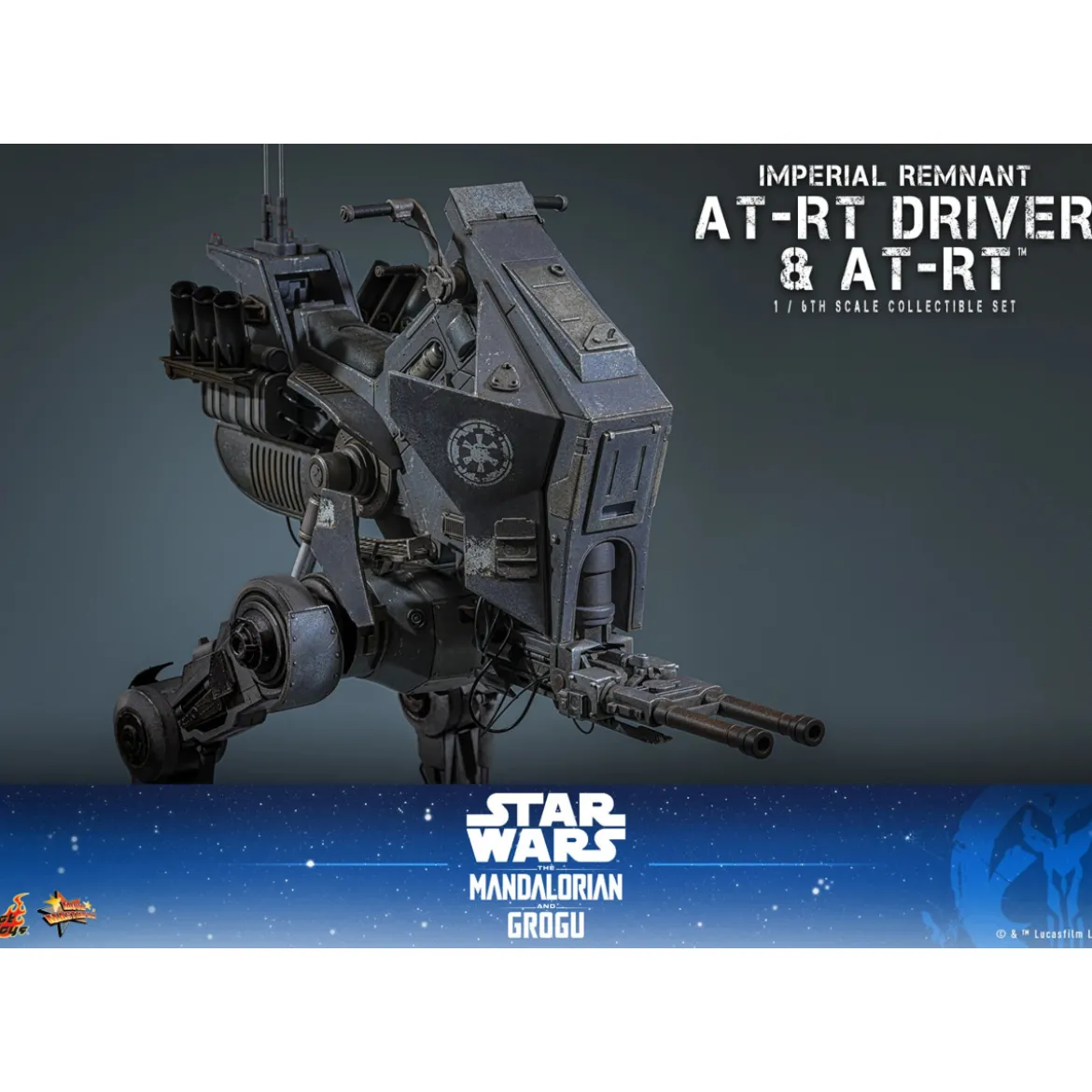 Hot Toys Star Wars - Imperial Remnant AT-RT Driver & AT-RT 60 MMS 1/6 - Star Wars: The Mandalorian & Grogu