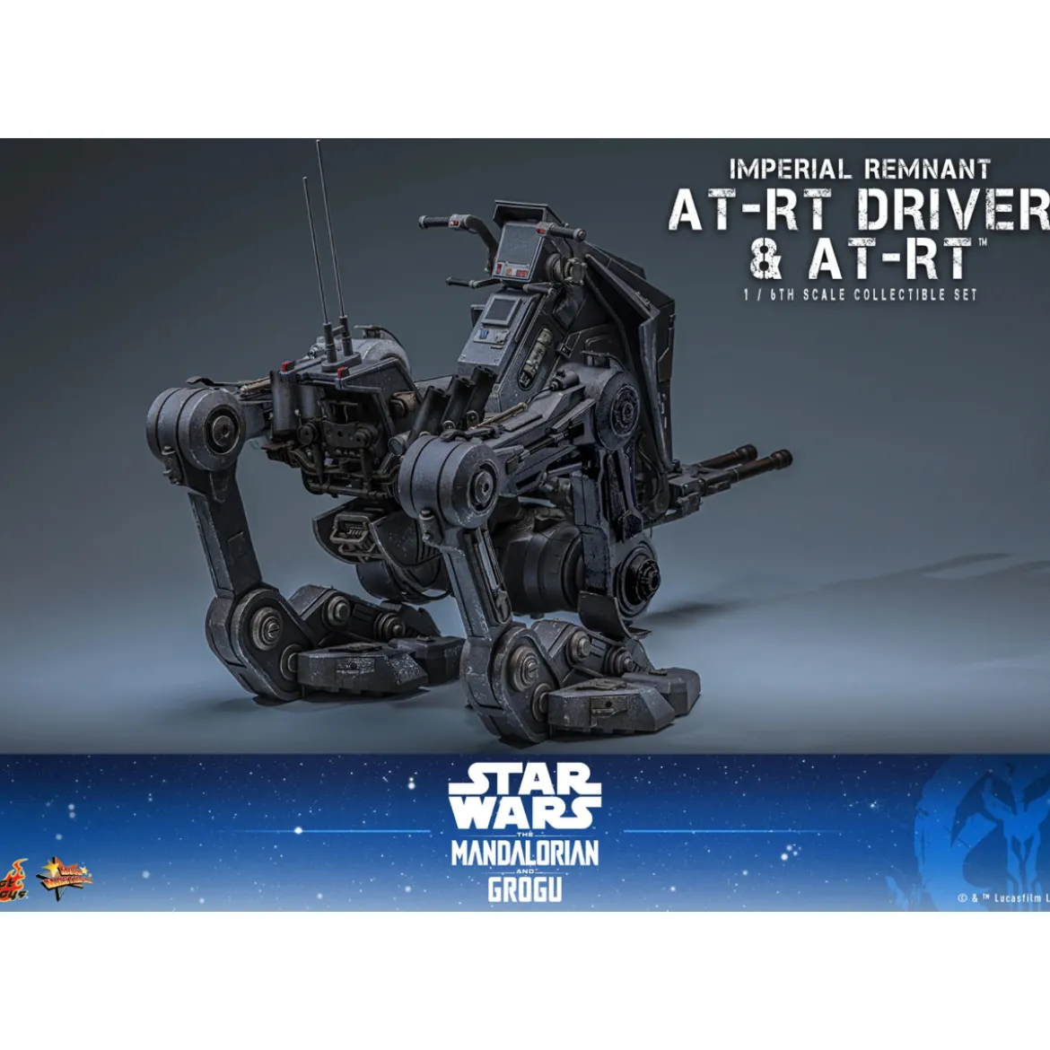 Hot Toys Star Wars - Imperial Remnant AT-RT Driver & AT-RT 60 MMS 1/6 - Star Wars: The Mandalorian & Grogu