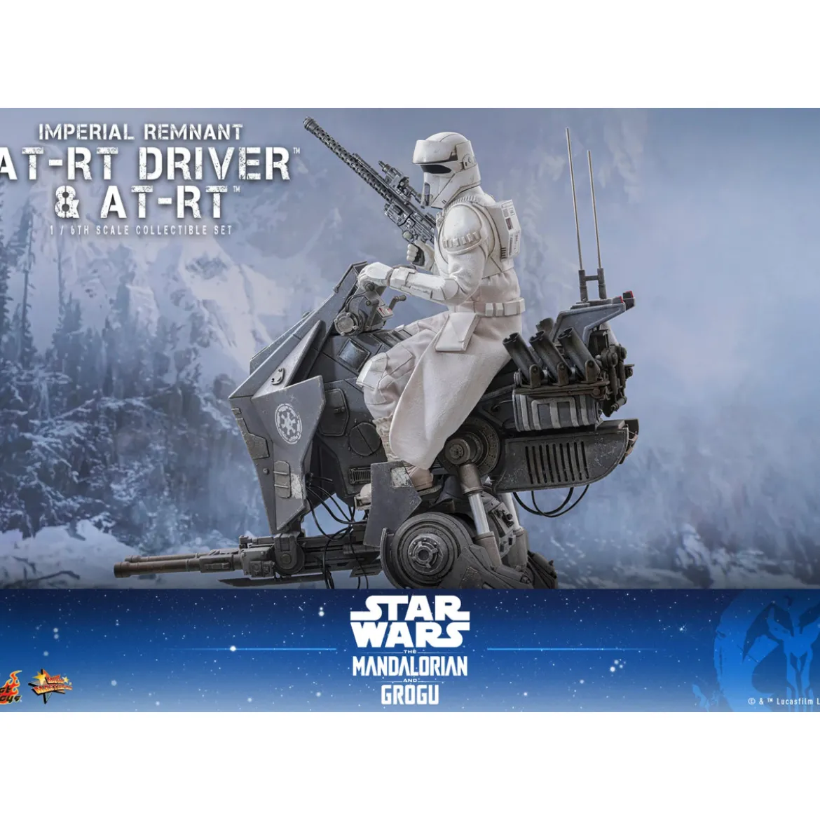 Hot Toys Star Wars - Imperial Remnant AT-RT Driver & AT-RT 60 MMS 1/6 - Star Wars: The Mandalorian & Grogu