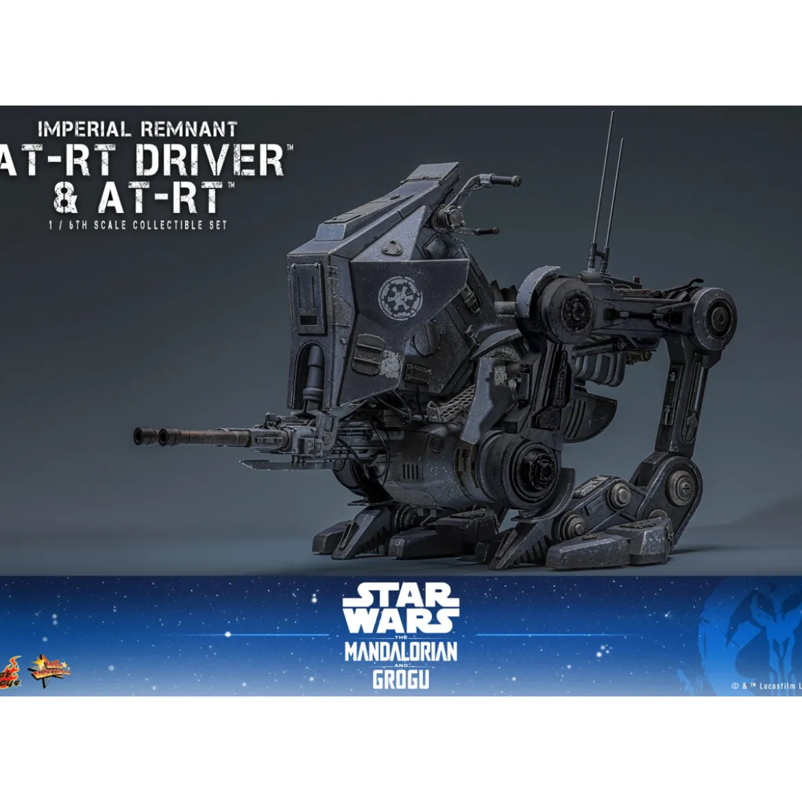Hot Toys Star Wars - Imperial Remnant AT-RT Driver & AT-RT 60 MMS 1/6 - Star Wars: The Mandalorian & Grogu