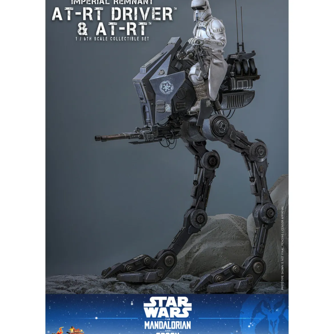 Hot Toys Star Wars - Imperial Remnant AT-RT Driver & AT-RT 60 MMS 1/6 - Star Wars: The Mandalorian & Grogu