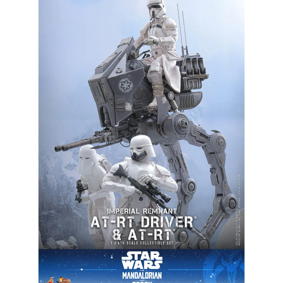 Hot Toys Star Wars - Imperial Remnant AT-RT Driver & AT-RT 60 MMS 1/6 - Star Wars: The Mandalorian & Grogu