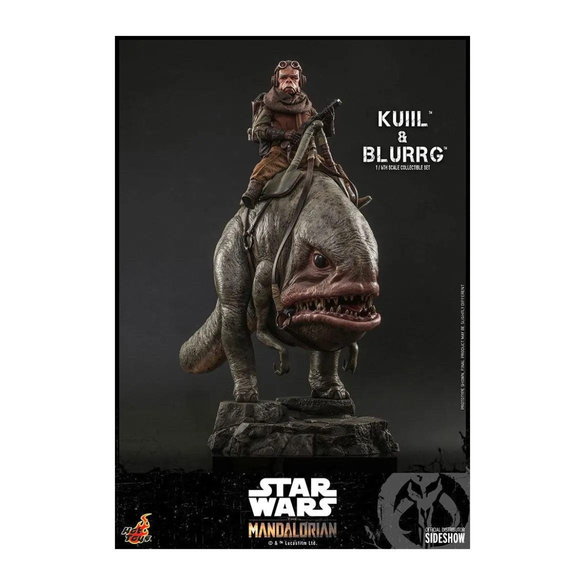 Hot Toys Star Wars - Kuiil and Blurrg - The Mandalorian