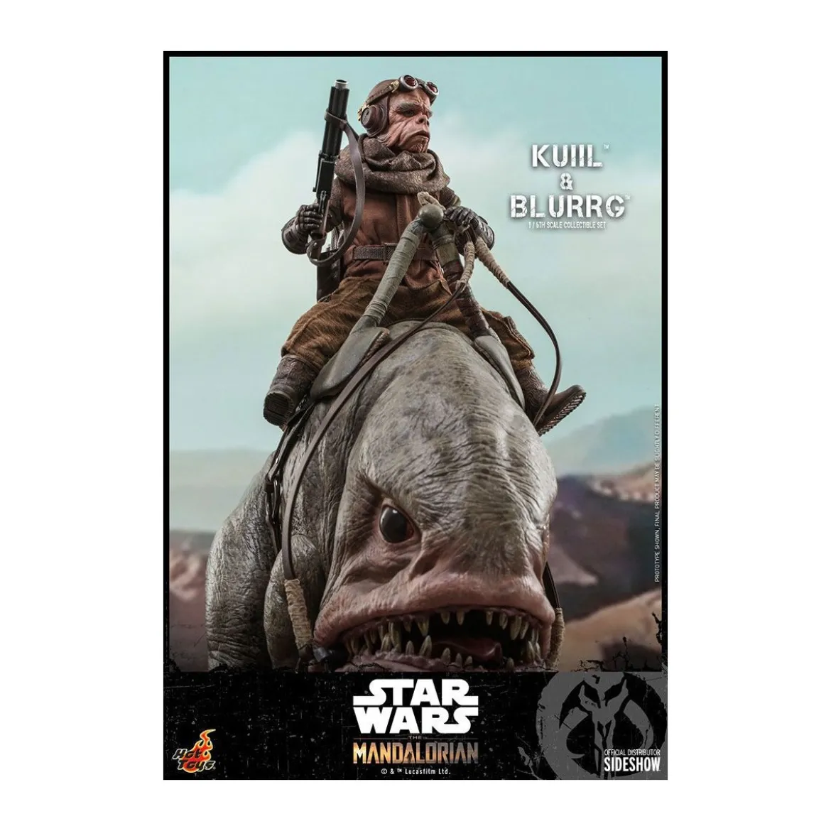 Hot Toys Star Wars - Kuiil and Blurrg - The Mandalorian