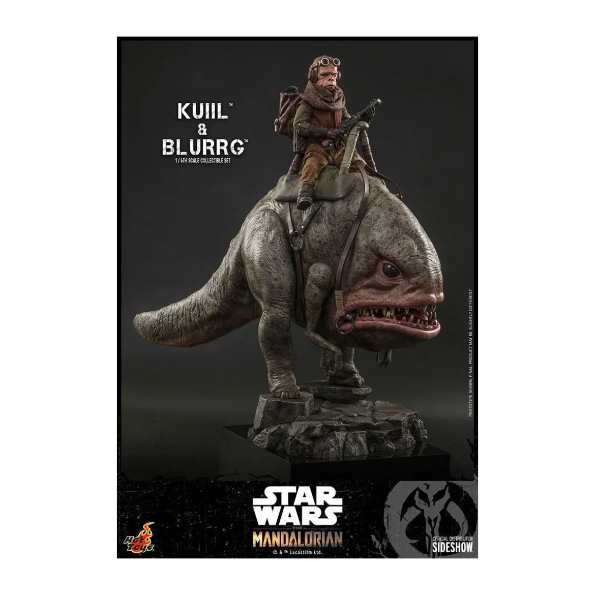 Hot Toys Star Wars - Kuiil and Blurrg - The Mandalorian
