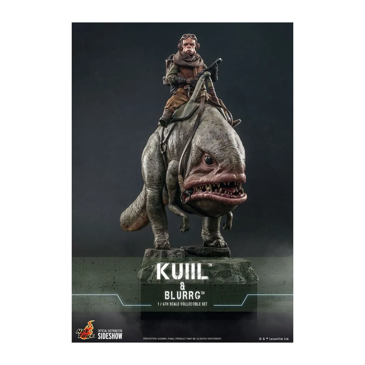 Hot Toys Star Wars - Kuiil and Blurrg - The Mandalorian