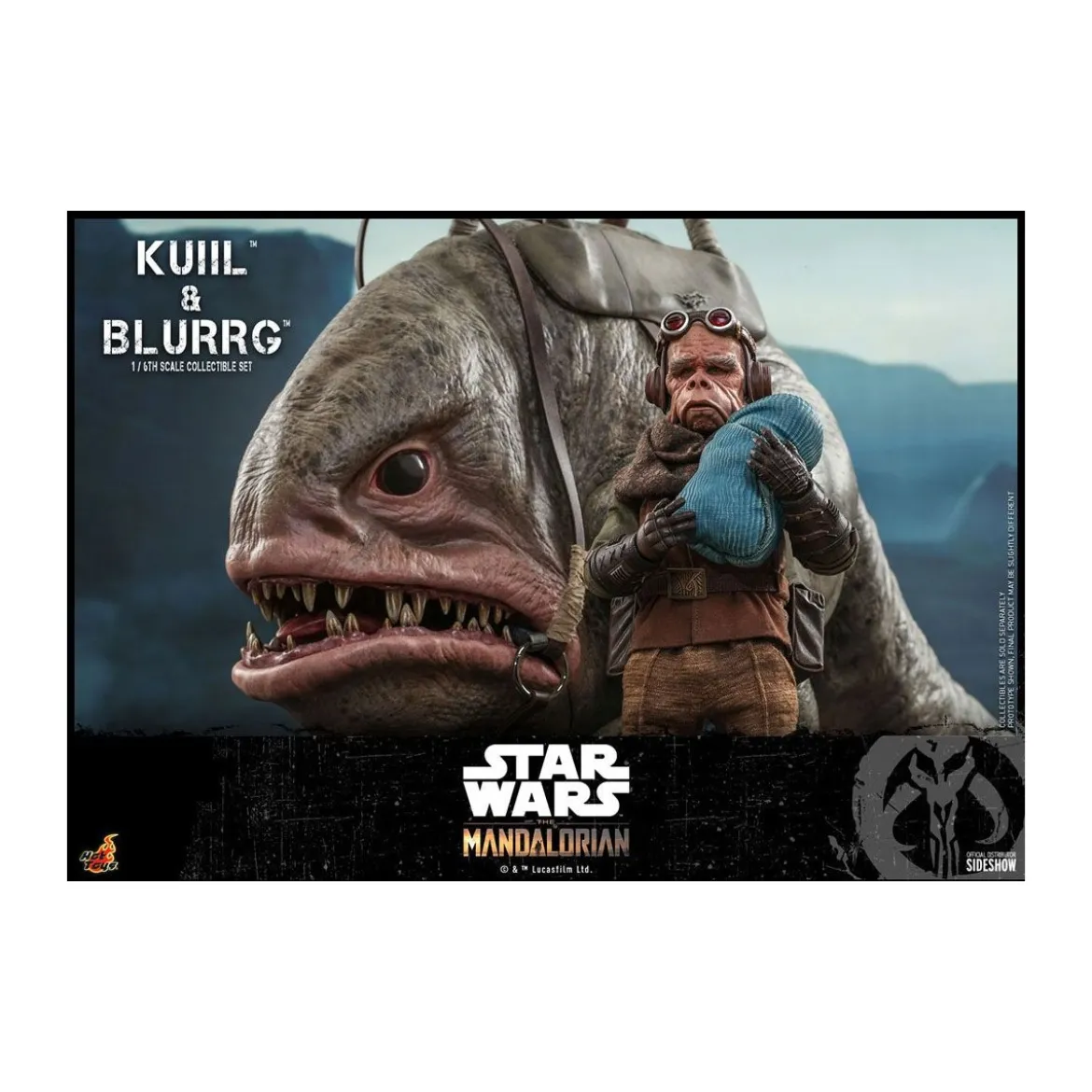 Hot Toys Star Wars - Kuiil and Blurrg - The Mandalorian