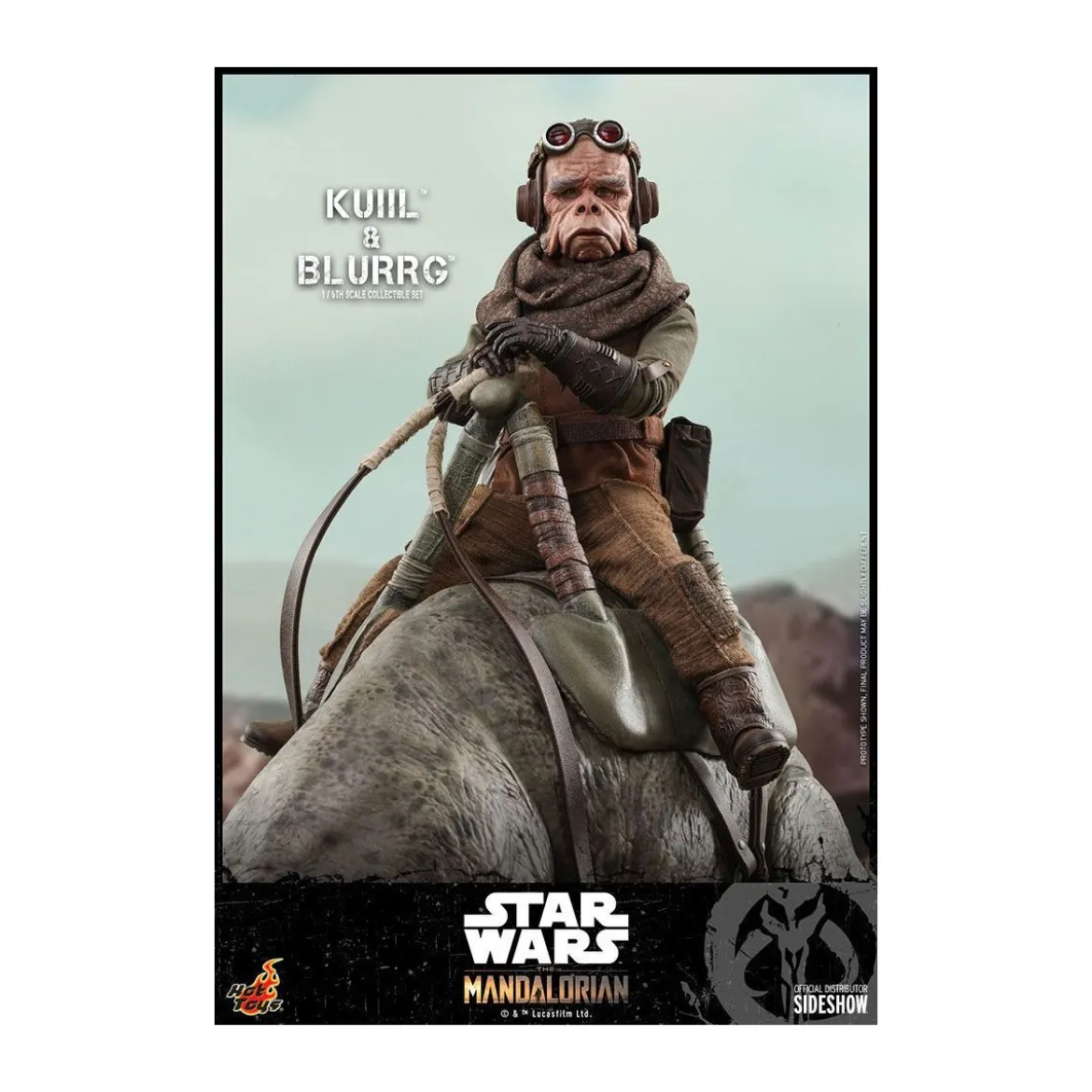 Hot Toys Star Wars - Kuiil and Blurrg - The Mandalorian