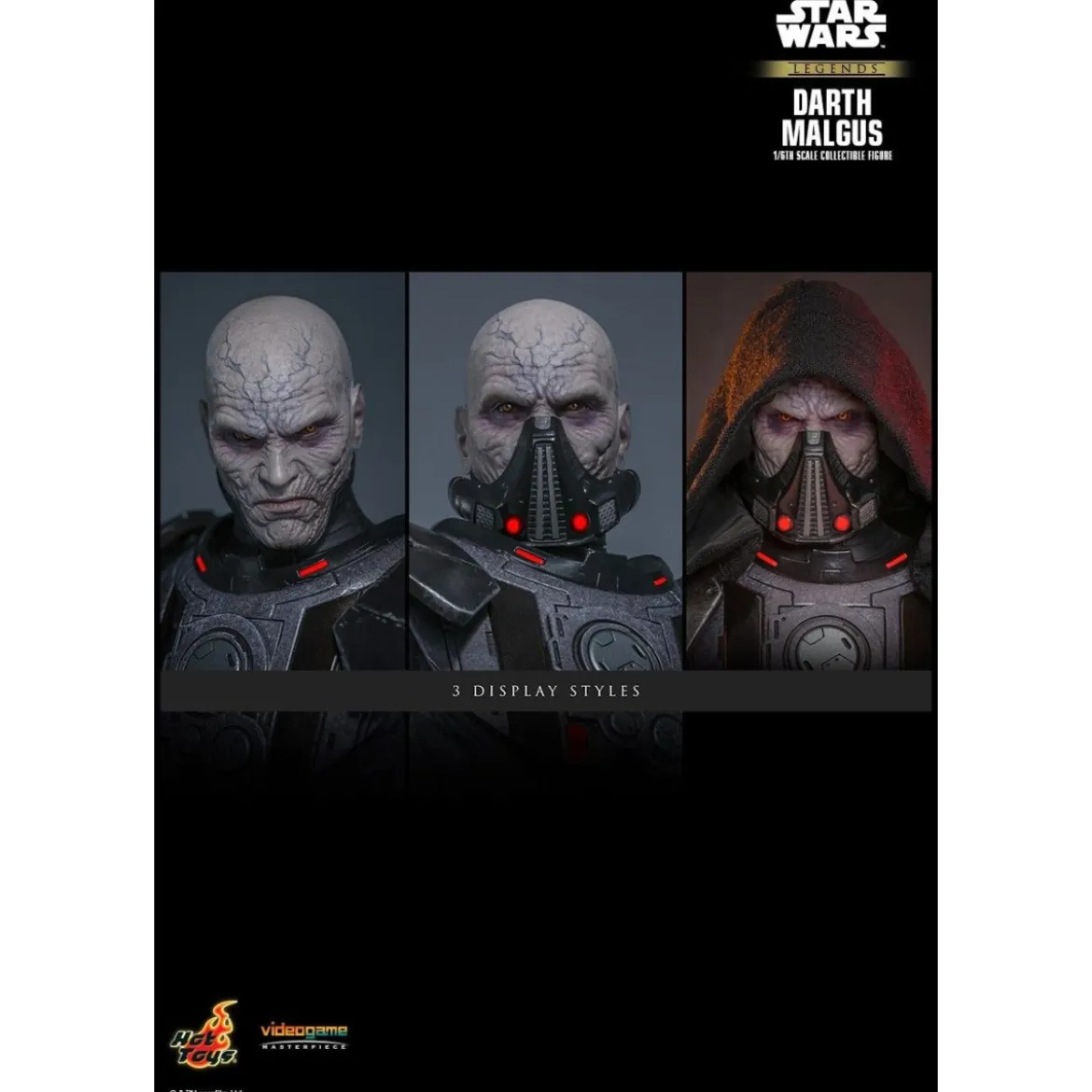 Hot Toys Star Wars Legends - Darth Malgus Videogame Masterpiece 1/6