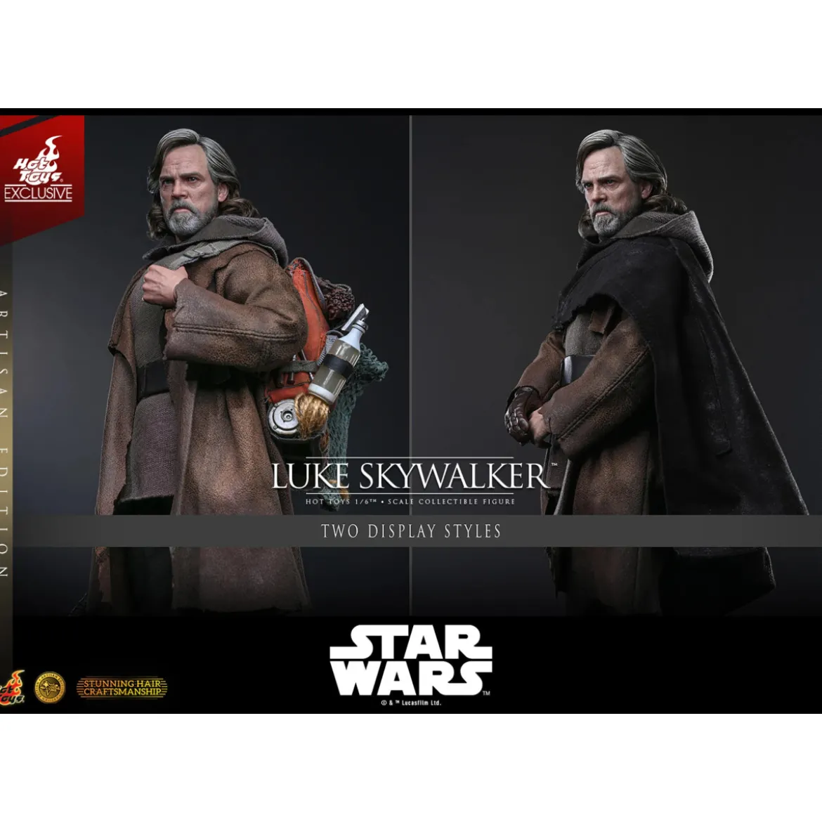 Hot Toys Star Wars - Luke Skywalker (Artisan Editon) MMS 1/6 - The Last Jedi Hot Toys Exclusive