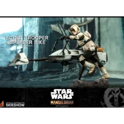 Hot Toys Star Wars Mandalorian Scout Trooper et speeder Bike TMS017
