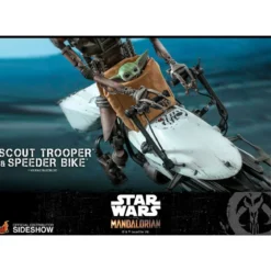 Hot Toys Star Wars Mandalorian Scout Trooper et speeder Bike TMS017
