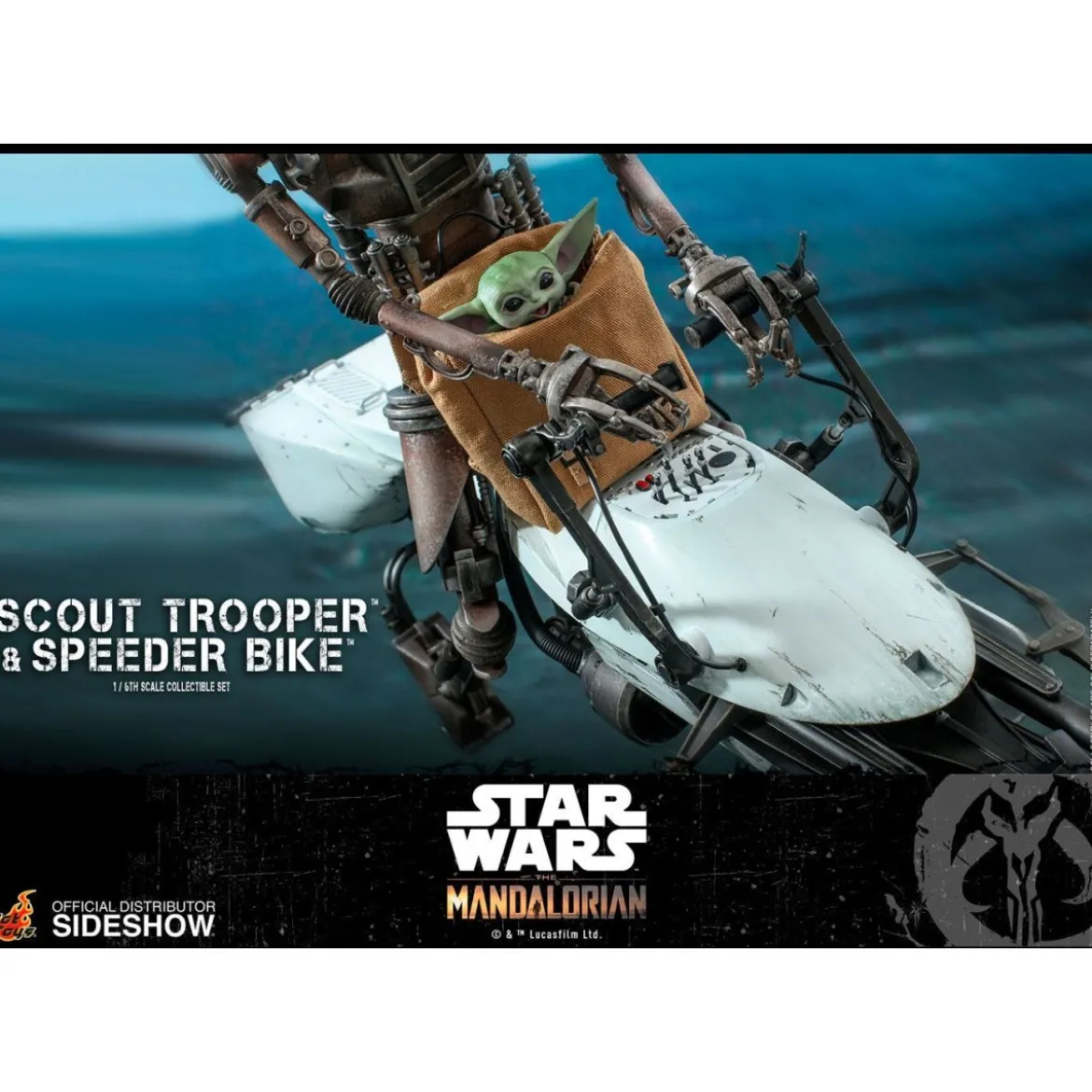 Hot Toys Star Wars Mandalorian Scout Trooper et speeder Bike TMS017