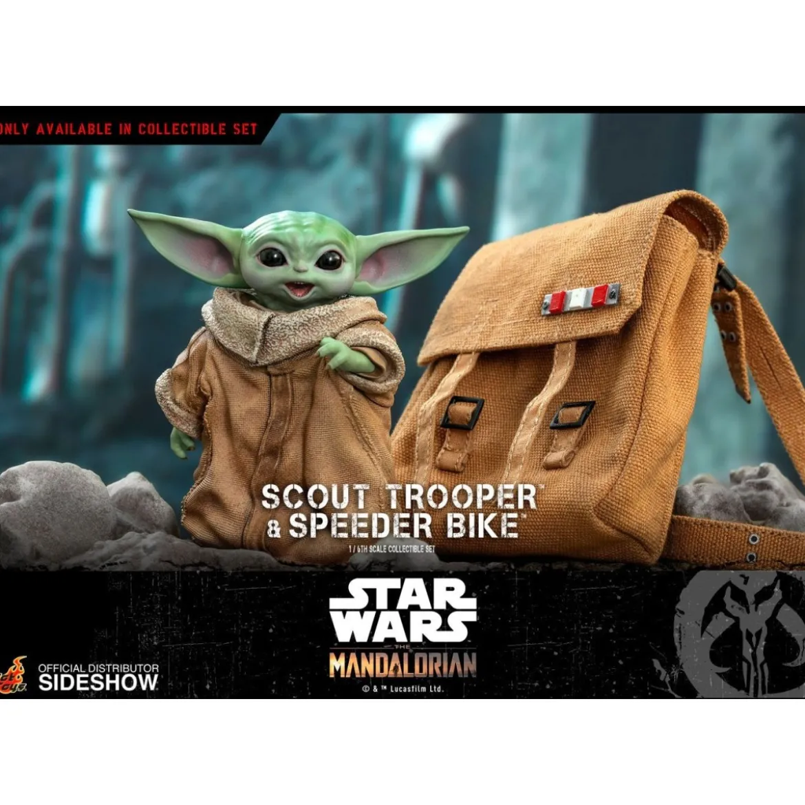 Hot Toys Star Wars Mandalorian Scout Trooper et speeder Bike TMS017