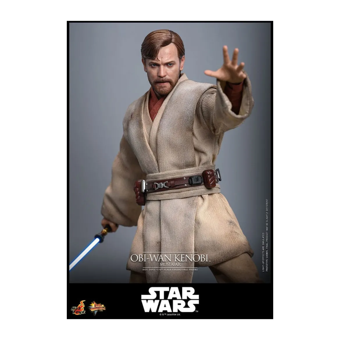 Hot toys Star Wars: Obi-Wan Kenobi (Mustafar) 1/6 - épisode III : La Revanche des Sith