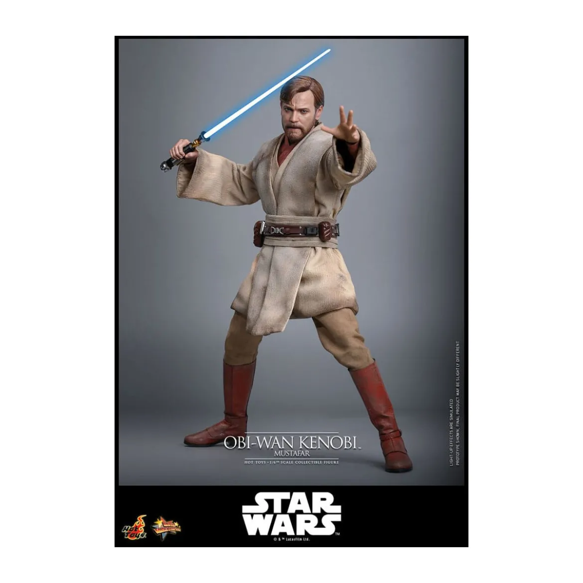 Hot toys Star Wars: Obi-Wan Kenobi (Mustafar) 1/6 - épisode III : La Revanche des Sith