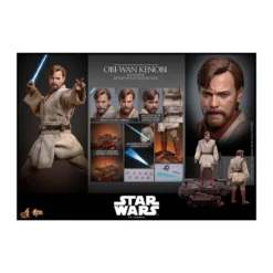 Hot toys Star Wars: Obi-Wan Kenobi (Mustafar) 1/6 - épisode III : La Revanche des Sith