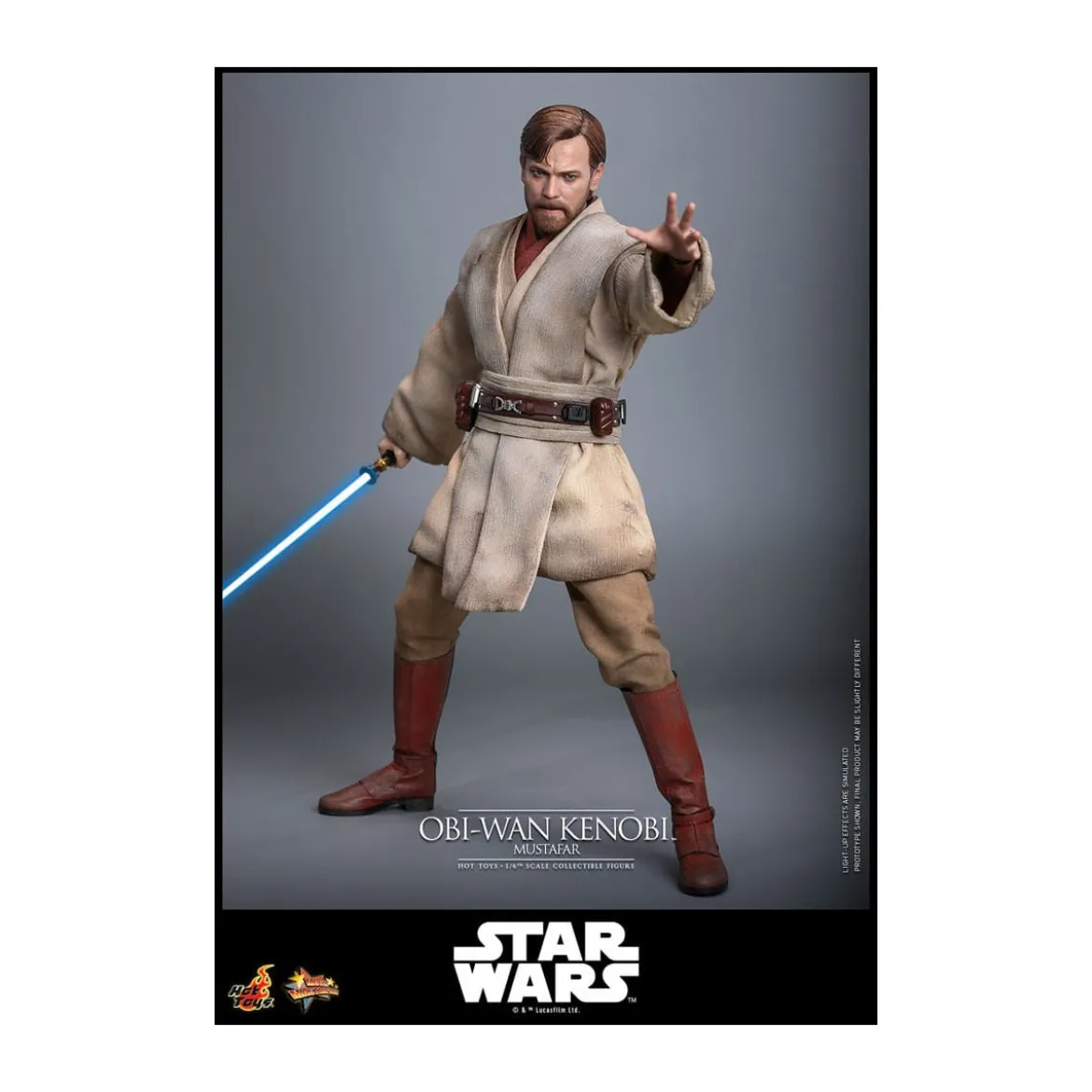 Hot toys Star Wars: Obi-Wan Kenobi (Mustafar) 1/6 - épisode III : La Revanche des Sith