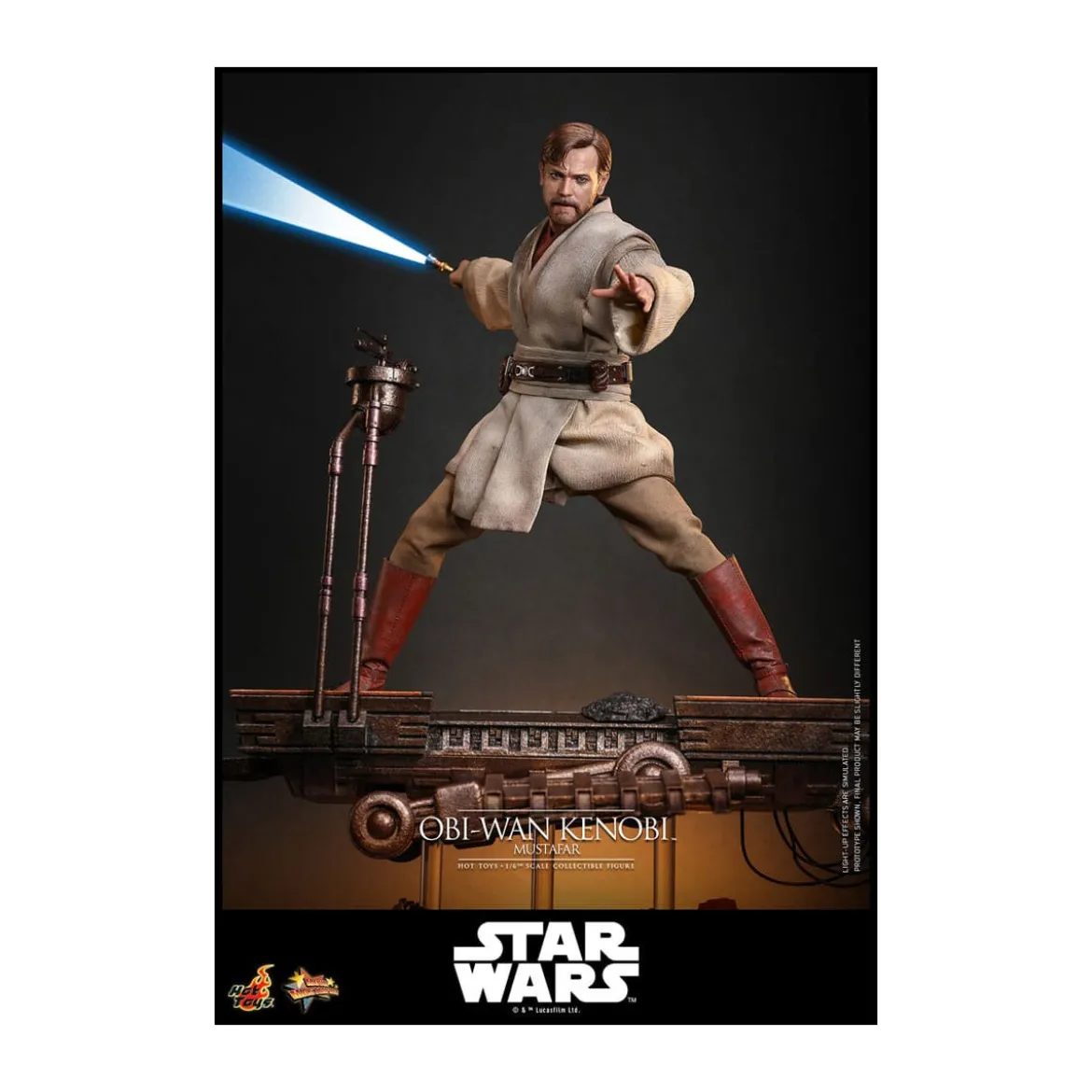 Hot toys Star Wars: Obi-Wan Kenobi (Mustafar) 1/6 - épisode III : La Revanche des Sith