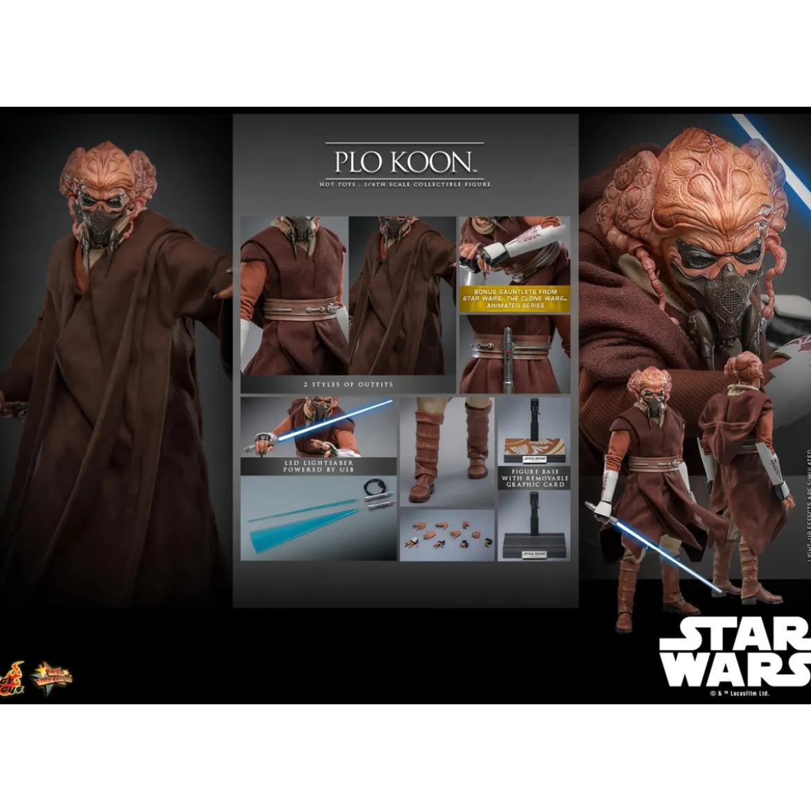 Hot toys Star Wars - Plo Koon MMS 1/6