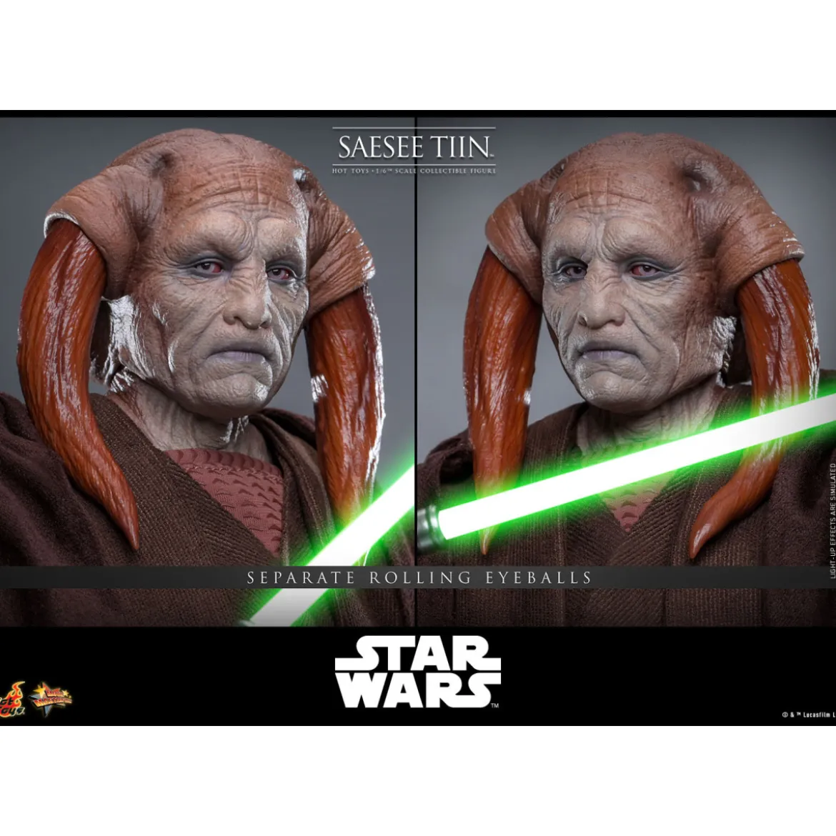 Hot Toys Star Wars - Saesee Tiin MMS1/6 - La Revanche des Sith
